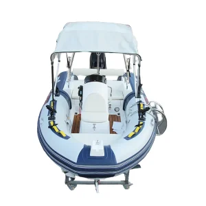 4.3m PVC 반강성 인플레이터블 보트, 앵커가 있는 래프팅 인플레이터블 RIB 보트