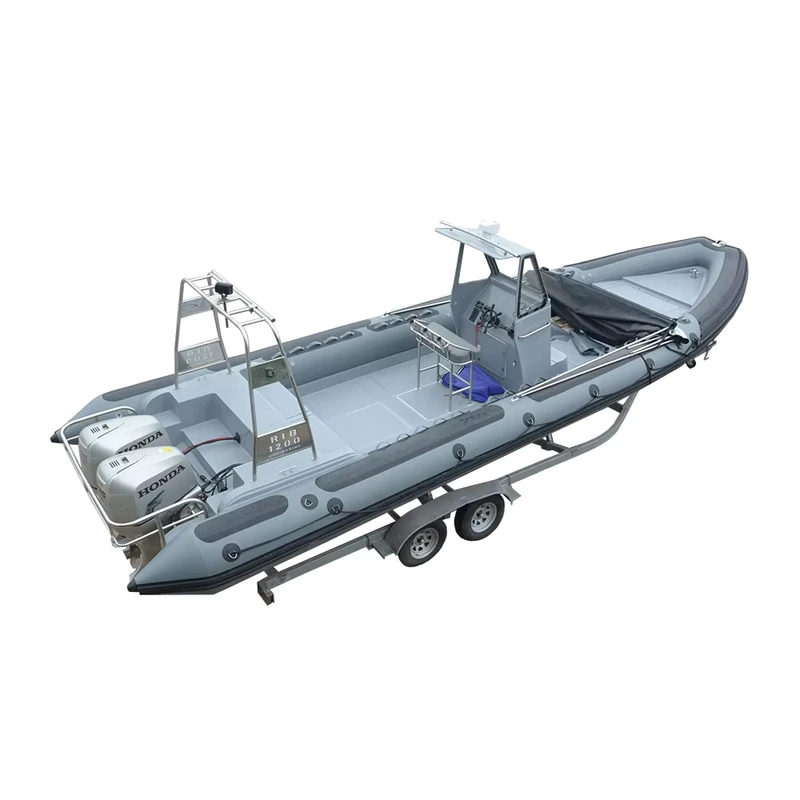 Barco Super Hull de 40 Pés, Casco de Iate Super, Barco de Casco de Fibra de Vidro de 12m, Barco de Luxo ORCA Hypalon