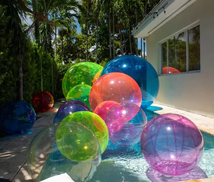 40cm 50cm 80cm Heldere PVC Opblaasbare Sneeuwbol Ballon Hangende Bal