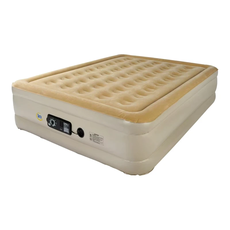 40cm Thick Luxury Inflatable Mattress with Built in Air Pump Self Inflating PVC for Camping & Outdoor