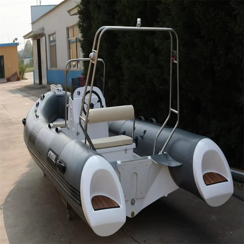 opblaasbare cockpit van glasvezel racen boot met 420 bedieningsconsole