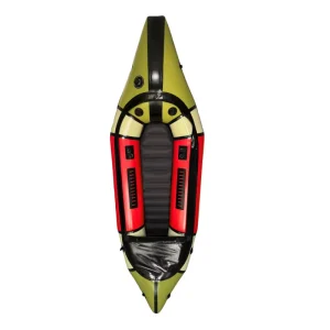 Packraft gonflable léger et stable 420D TPU pour le kayak en eaux vives