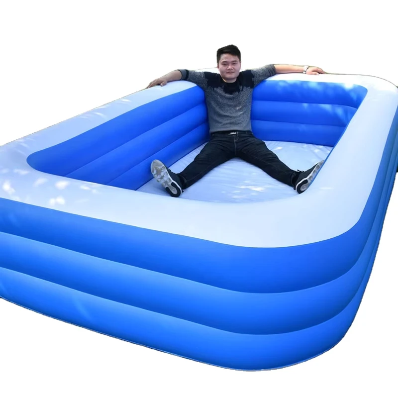 428*210*60cm Kinder-Schwimmbad aufblasbares Schwimmbecken für den Garten