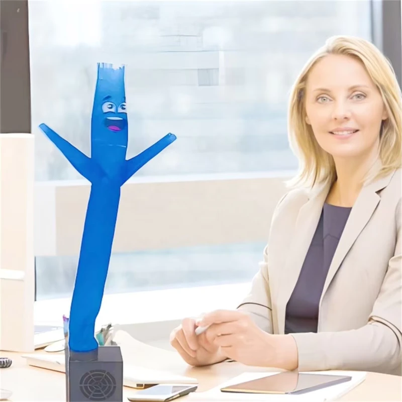 Người nhảy bơm hơi mini 43Cm USB hiển thị trong nhà ống giả trang trí bàn trời thiết kế mới