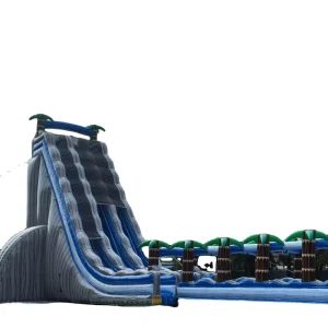 Tobogán inflable de agua de 13,4 m para niños y adultos, gran deslizadero exterior para diversión veraniega y fiestas en la piscina