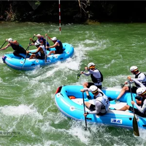 455cm River Sport Whitewater Kayak Inflatable Life Rafting Boat PVC Material CE Certified Commercial Use All Round Rubber