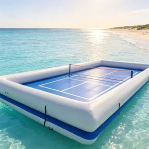 46x26FT Large Custom Floating Inflatable Pickleball Tennis Court with DWF PVC Material for Commercial Use