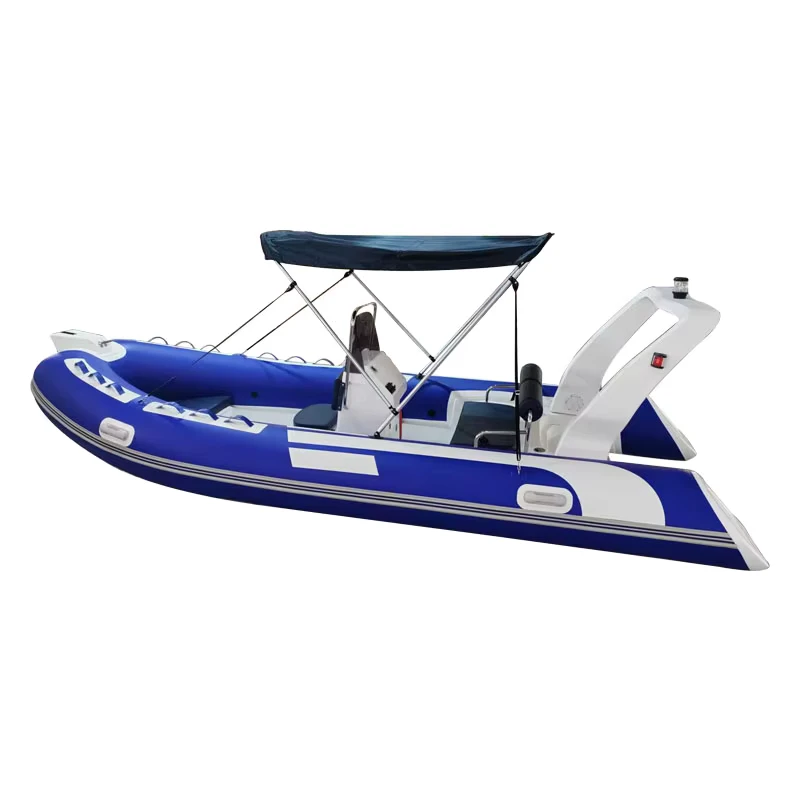 Thuyền cao su bơm hơi 480cm cao cấp với thuyền nhôm