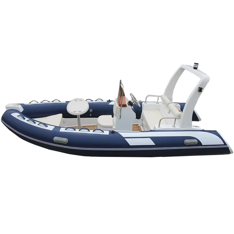 480 Fiberglas Hartboden-Dinghy, modernes Design, 16 Fuß Luxus-Hypalon RIB aufblasbares Boot