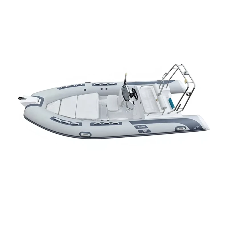 480 RIB Boat Outboard Motor Inflatable PVC Hull Sailing Yacht Deep V Fiberglass Hypalon Boat