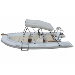 480 deep v fiberglass inflatable fast boat with inflatable fiberglass rib boat for fishing