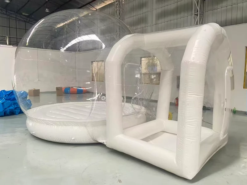 บ้านบอลพองลม PVC ขนาด 4M สำหรับงานปาร์ตี้กลางแจ้งและเต็นท์บ้านกระโดดสำหรับครอบครัว