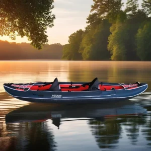 Kayak gonfiabile per 2 persone da 4m con scafo in PVC da 0,9 mm, design pieghevole, copertura in nylon, colore personalizzabile, stampa
