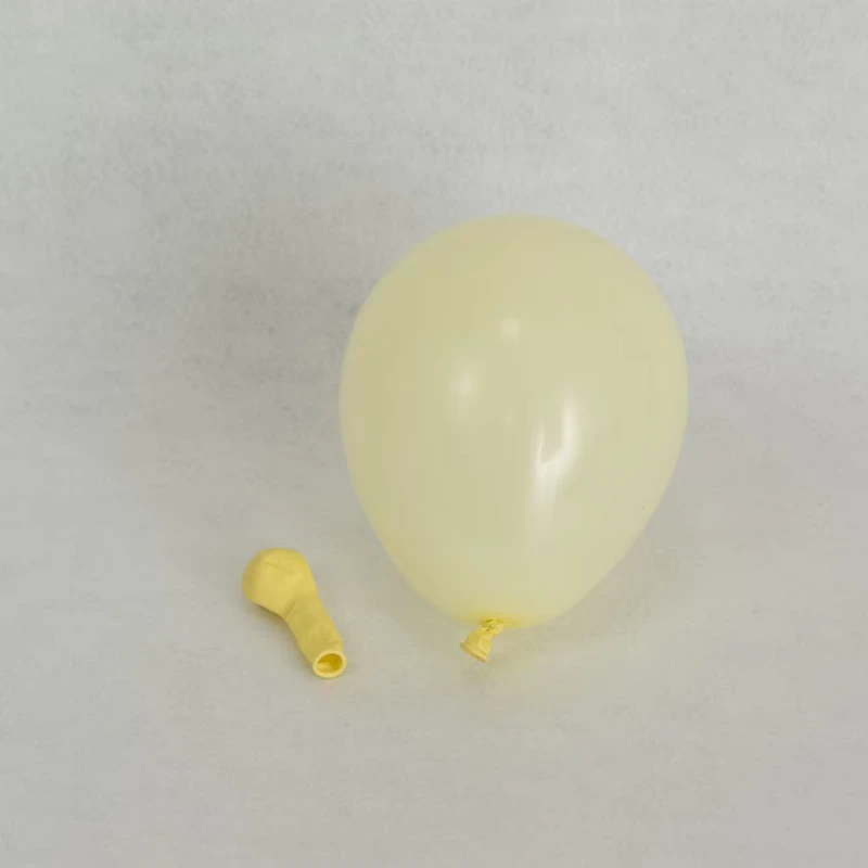 5 Inch Factory Yellow Macaron Color Latex Pastel Balloons