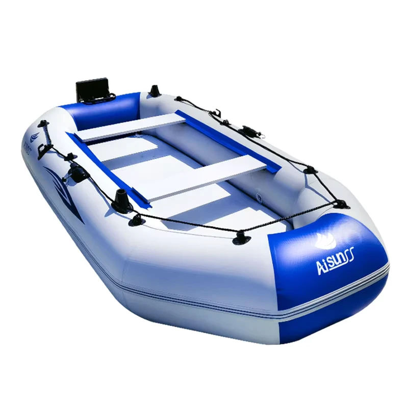 5 Persoon 350 CM PVC Opblaasbare Kajak Hoge Snelheid Boot Sport Yacht Stabiel Lichtgewicht Luchtmatras Vloer Vouwbaar Veilig Vlot Rigid Boot