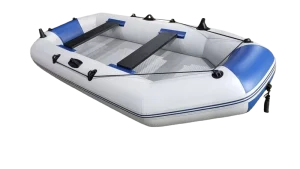 5 Persons 3 Layer PVC Inflatable Dinghy Fishing 3.0M Pontoon Boats Portable Rafts for Water Sports