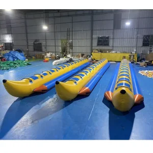 Perahu Pisang Inflatable Desain Klasik Portabel PVC untuk 5 Kursi