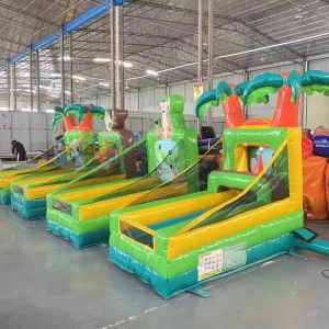 Jogos de Carnaval 5 em 1 Jogos Infláveis para Crianças e Adultos Construção de Equipa ou Diversão em Eventos Certificado CE Cores Personalizáveis