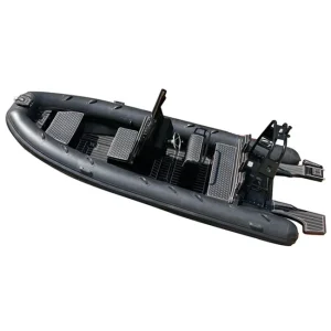 500 centimeters PVC Chlorosulfonated polyethylene inflatable fiberglass fishing boat for sale