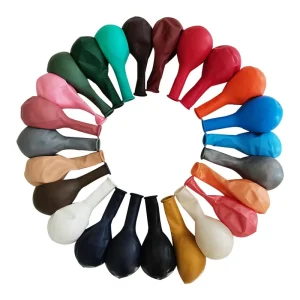 50Pcs 18 Inch Happy Anniversary Birthday Party Supply Inflatable Air Helium Latex Balloons Multi Color Pack of 50