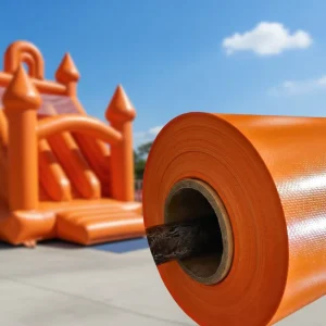 Vải bạt PVC phủ 550 Gsm 850 Gr cho đồ chơi nhựa bơm hơi