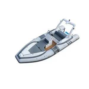 580cm RIB Boat Fiberglass Hull Inflatable Boat with Hypalon PVC Tubes