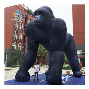 5M High Outdoor Giant Inflatable Animal Model Waterproof Advertising Blow up Animal Promotion Imitated Inflatable Gorilla