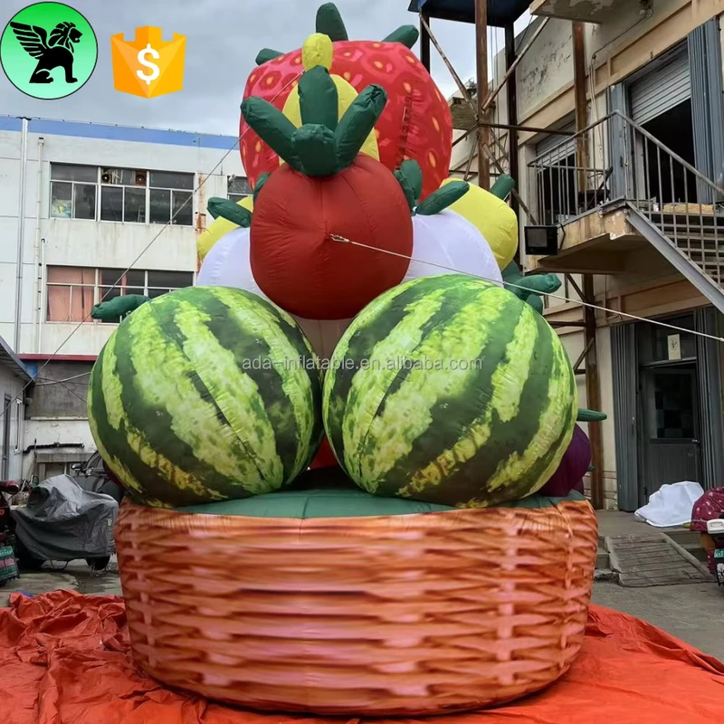Modelo Inflável Personalizado de Vegetal para Venda, Réplica Inflável Gigante de Publicidade para Festival