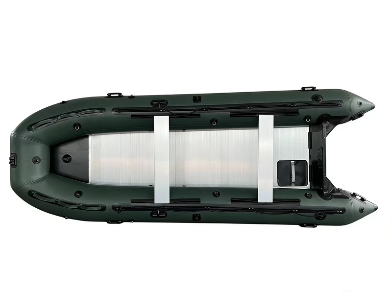 5m Green Black PVC Folding Stable Sport Yacht Inflatable Boat Raft for 10 Persons
