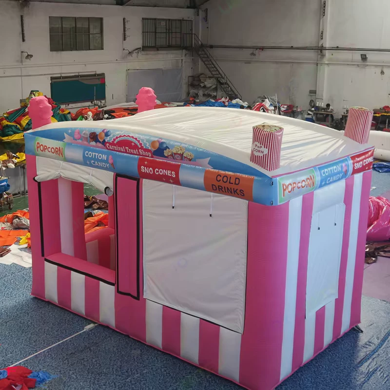 เต็นท์เป่าลมขนาด 5x3ม. สำหรับขายอาหาร ไอศกรีม ร้านคาร์นิวัลเป่าลม