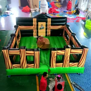 5x5m 6x6m Inflatable Mechanical Bull Rodeo Ride Sport Game Commercial Inflatable Carnival Game Toys for Adults