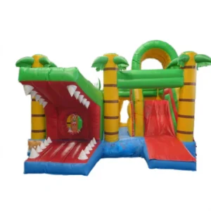 5x5m Crocodile Commercial Inflatable Bouncy Castle Fun Jumper Trampoline for Kids Parties and Events