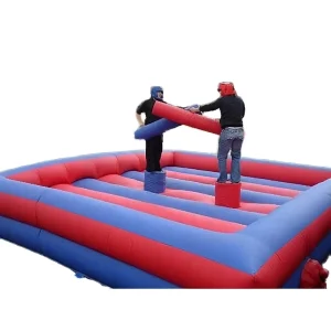 Arena di giostra gonfiabile gladiatore 5x5 m, battaglia gonfiabile in PVC da 18 oz per uso commerciale all'aperto