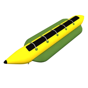 เรือพองลม PVC สำหรับ 6/10/12 คน สวนสนุกน้ำ ฟลายฟิช เรือกล้วยกลางแจ้ง สำหรับบ้าน โรงเรียน ความบันเทิงในทะเล