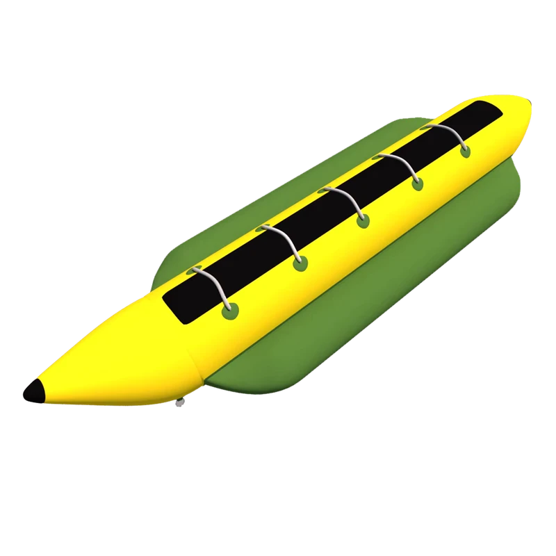 6/10/12 Personen Aqua Park Wassersport fliegender Fisch aufblasbares Bananenboot PVC für Zuhause, Schule, Meerunterhaltung