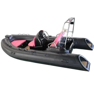 6-person keel boat blue Hypalon fiberglass floor boat keel 390