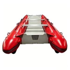 6 Person 450cm 15ft Heavy Duty PVC Inflatable Kayak Stable Durable Canoe Boat for Fishing Touring Recreational Water Sports