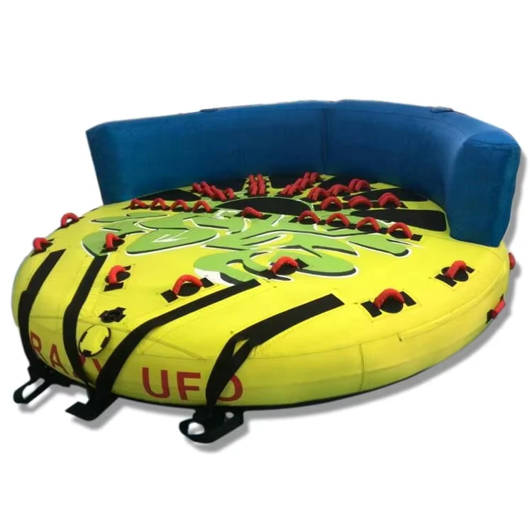 Tube tractable gonflable de qualité commerciale pour 6 personnes, pour sports nautiques