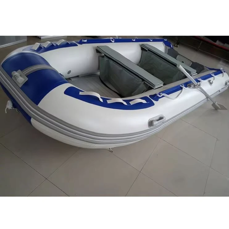 6 Person Inflatable Assault Boat 10.8ft PVC Transom Speed Kayak High Thread Strength Canoe Dinghy Raft