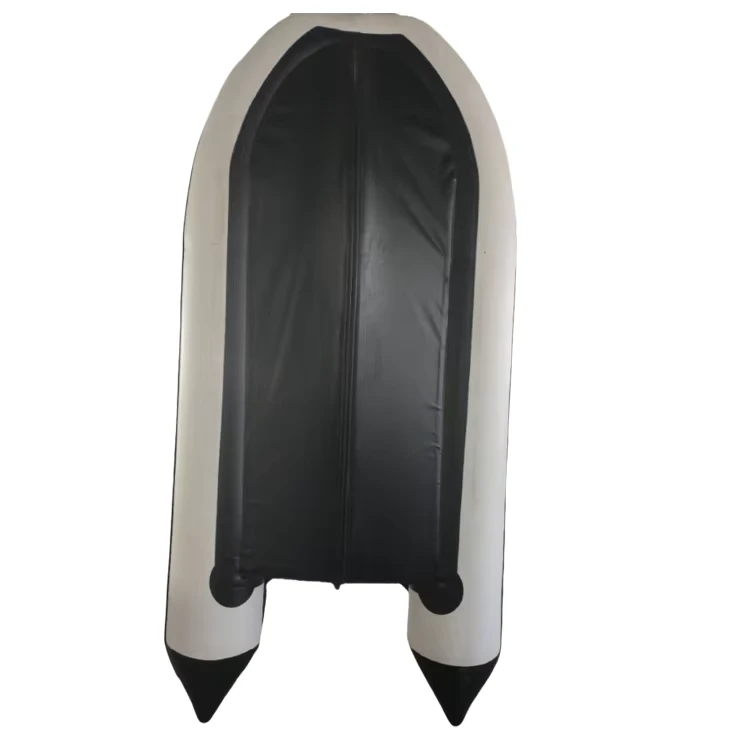 Kayak de Sport Gonflable en PVC pour 6 Personnes avec Moteur Hors-Bord de 3,8m pour Ski Nautique, Pêche et Visite sur Rivière