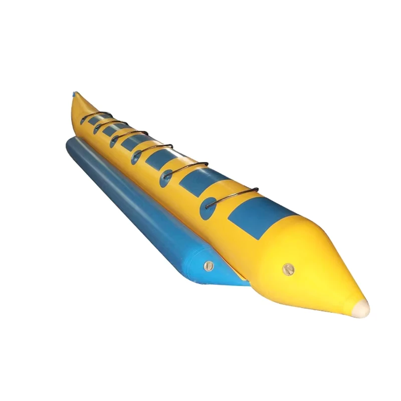 6 Person Inflatable Water Banana Fly Fish Boat for Summer Water Game