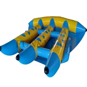 Toboggans aquatiques gonflables pour 6 personnes, surf adulte, poisson volant, raie manta, tubes tractés