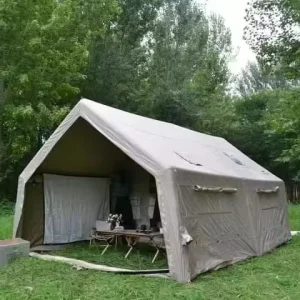 Tenda Camping Inflatable Keluarga Besar Baru Desain Mewah Tahan Air 6.3m 8m 12m 13.2m untuk Pesta Outdoor