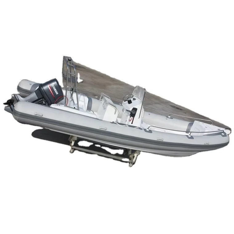 Perahu Rib Kecepatan Tinggi 6.8m Made in China dengan Motor Luar, Cetakan Perahu Fiberglass