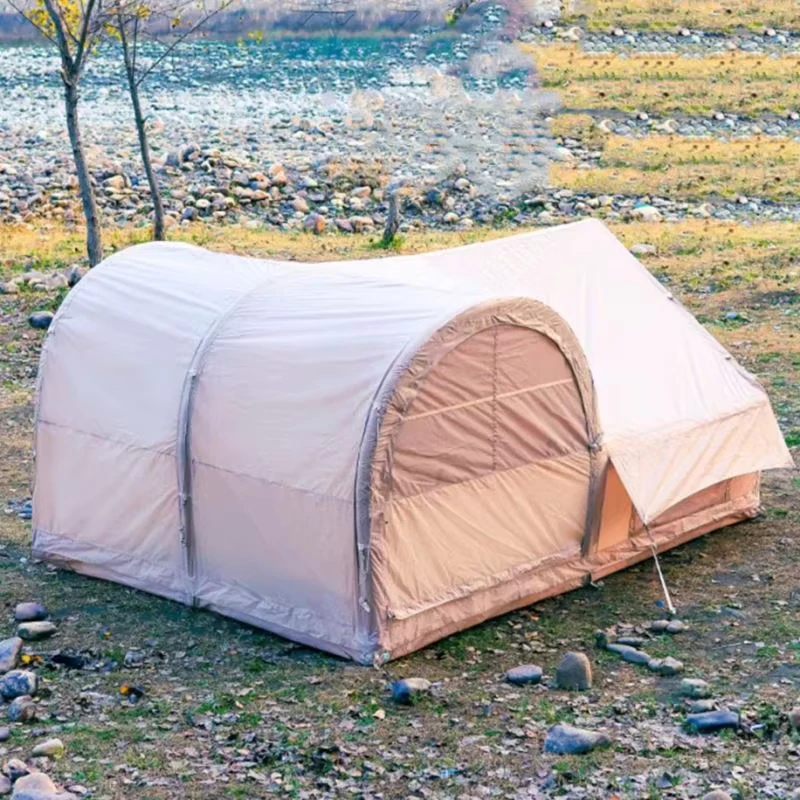 600D Intergrated Waterproof Air Inflatable Cabin House Outdoor Camping Tent