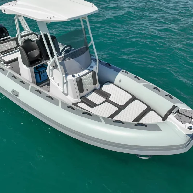 aluminum luxury inflatable keel boat for sports 620 cm