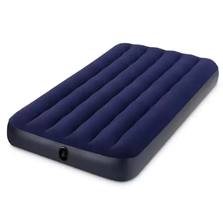 64756 76CM JR Twin Classic Downy Matras Udara PVC Inflatable Lipat untuk Rumah Kamar Tidur atau Ruang Tamu Dalam Kotak