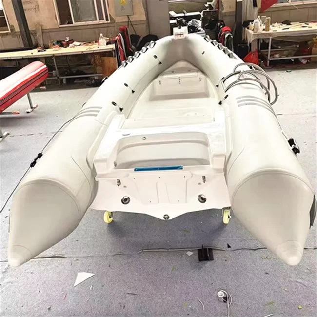 Bateau en fibre de verre à quille pour 6 personnes, bateau gonflable de sport, sauvetage