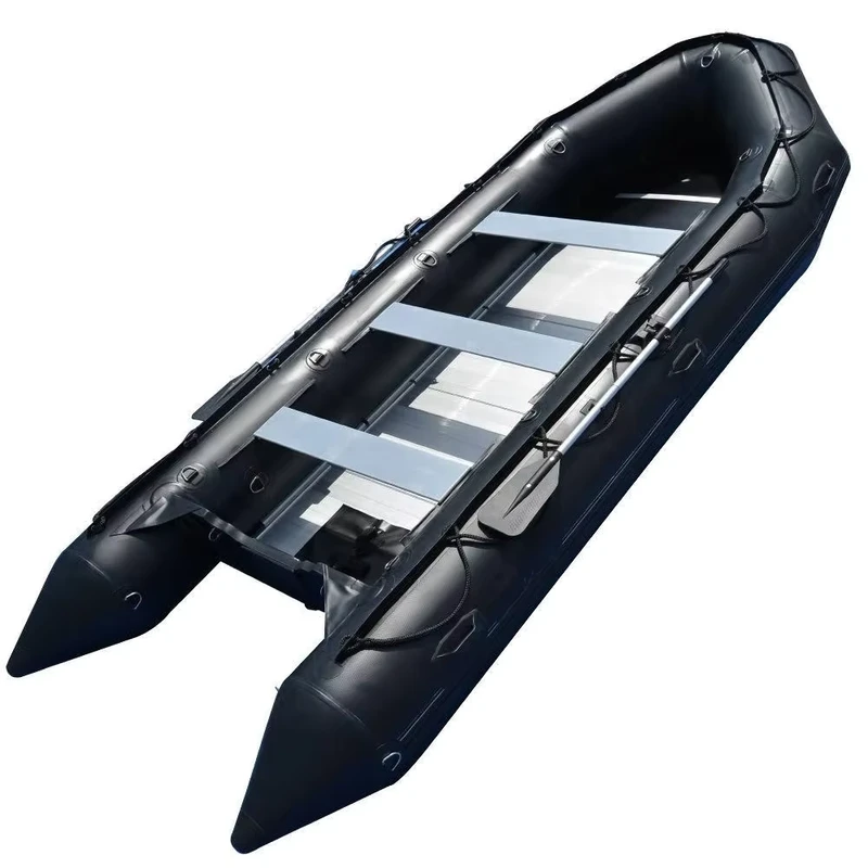 650 cm aufblasbare PVC Sportyacht, stabil, 14 Personen Kapazität für Angeln, Rettung, Drift und Wassersport, perfektes Beiboot