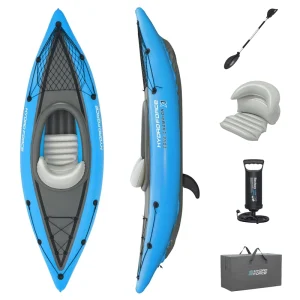 65115 Hydro Force Cove Champion X1 Inflatable 1 Person Kayak Set 2.75 m x 81 cm
